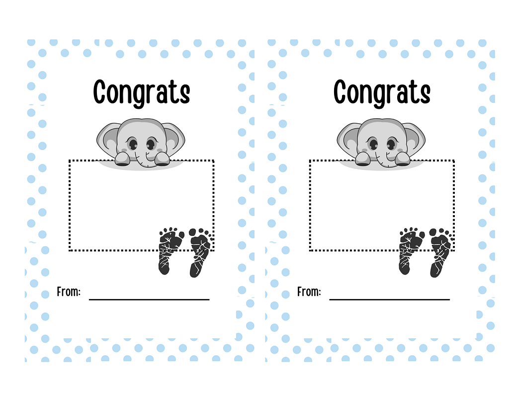 Baby Shower Gift Card Holder