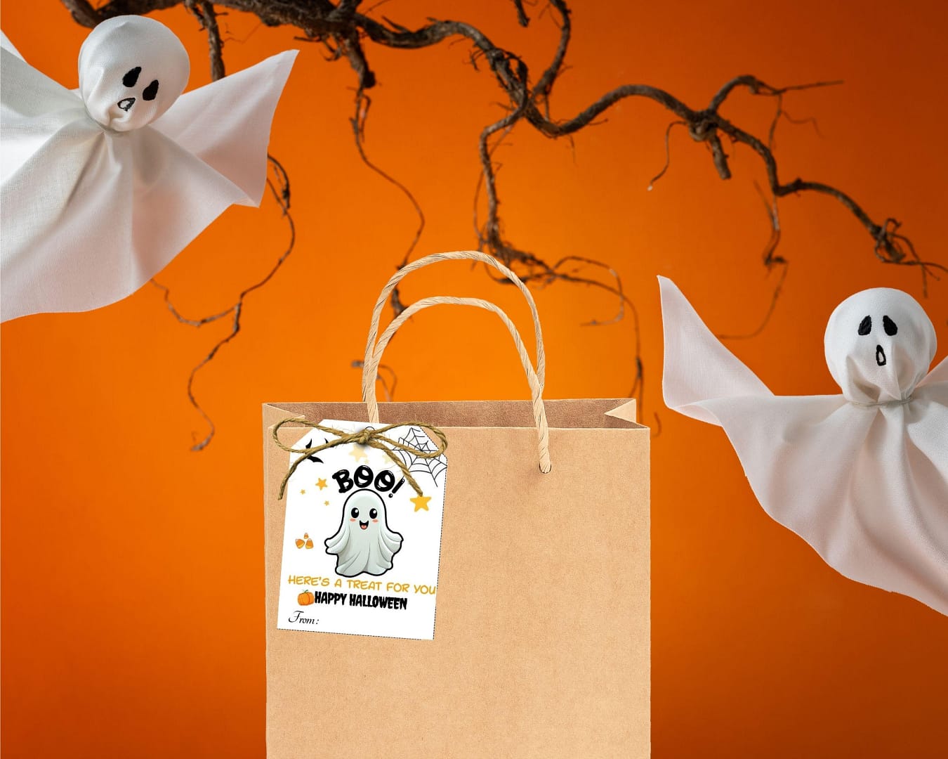 Editable Halloween Gift Tags