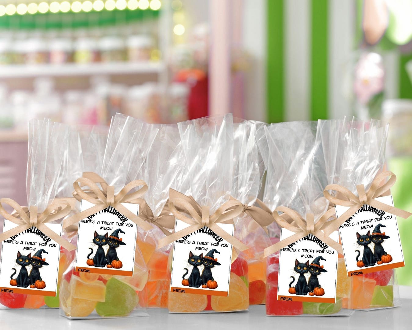 Editable Halloween Gift Tags