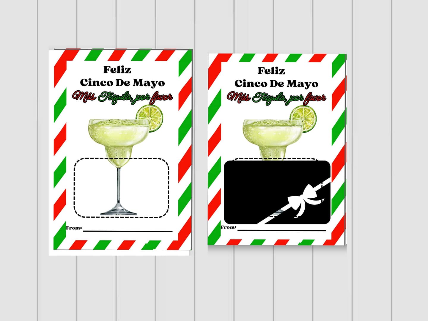 Festive Cinco de Mayo Gift Card Holder - Celebrate with Tequila