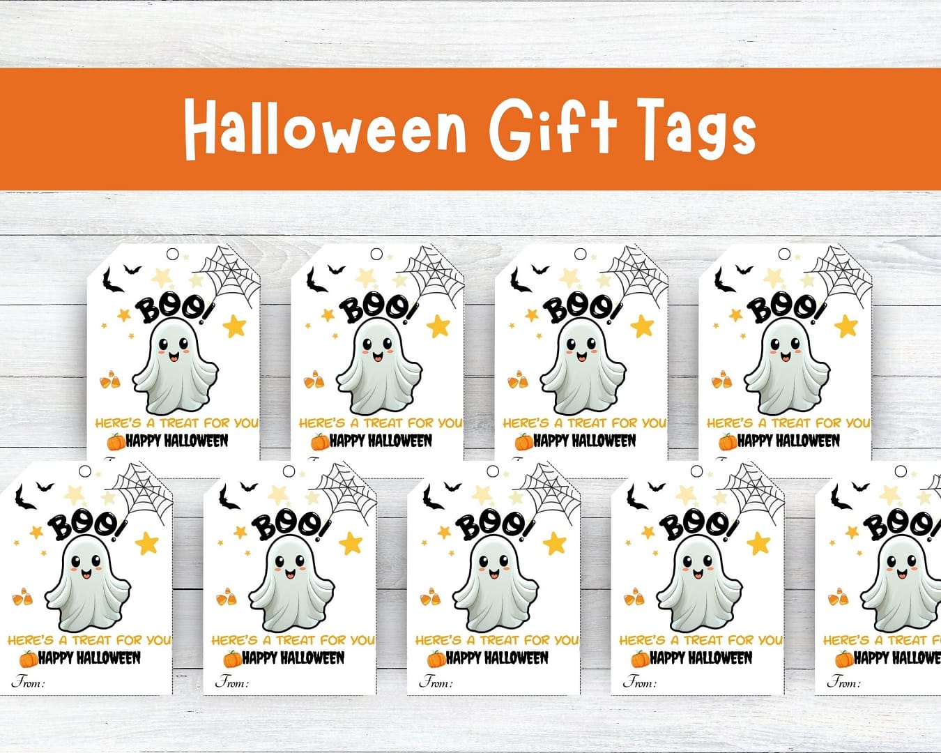 Editable Halloween Gift Tags - Image 2
