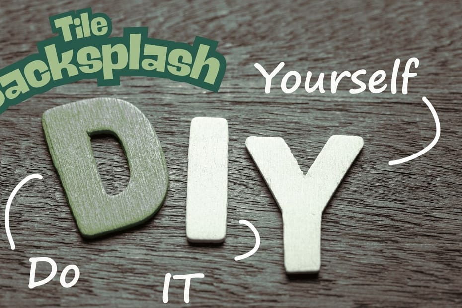 Tile Backsplash DIY tile backsplash
