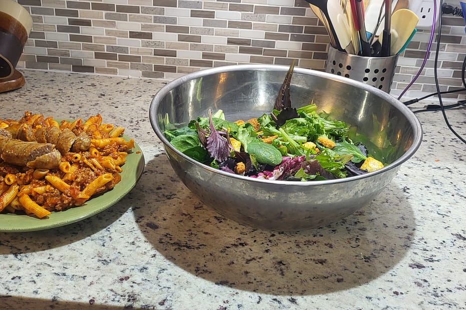 20250203_193419 Spicy Penne arrabbiataÂ