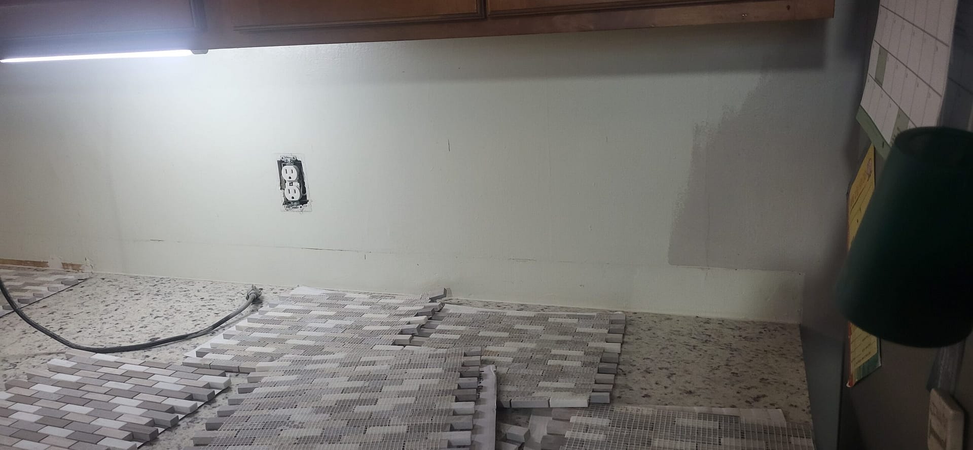 backsplash prep work