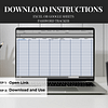 Password Keeper Excel, Digital Password Tracker Template, Password Organizer, Spreadsheet for Easy Access