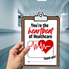Nurse Appreciation Thank you Gift Card Holder, Digital Download, Printable, Last Minute Gifts