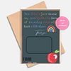 Teacher Appreciation Gift Card Holder, Digital Download, Printable, Last Minute Gifts - Image 2