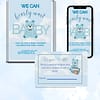 Editable baby shower invitations