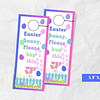 Easter Bunny Stop here Door Hanger