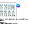 You found a Duck Cruising Ducks Tag Editable template, Canva Cruise Ship Rubber Duck Tags Printable Instant Download,#cruisingducks Canva