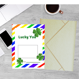 Lucky gift card holder
