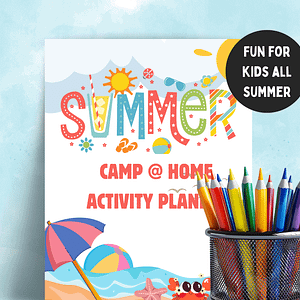 summer camp activity planner summer camp at home diy summer camp planner summer activities