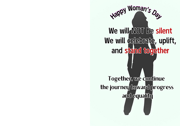 Woman's Day Card - Image 2
