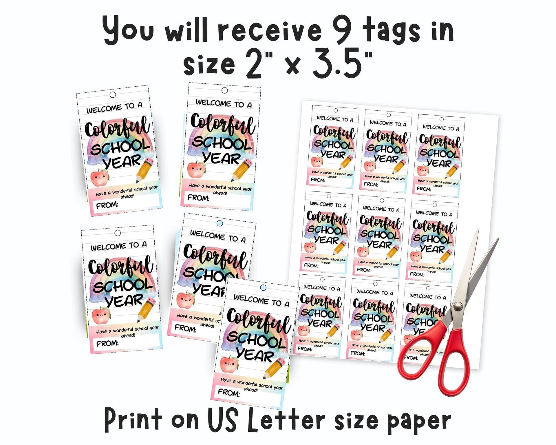 Cute Printable Gift Tags for Teachers to Surprise Their Students - Image 4
