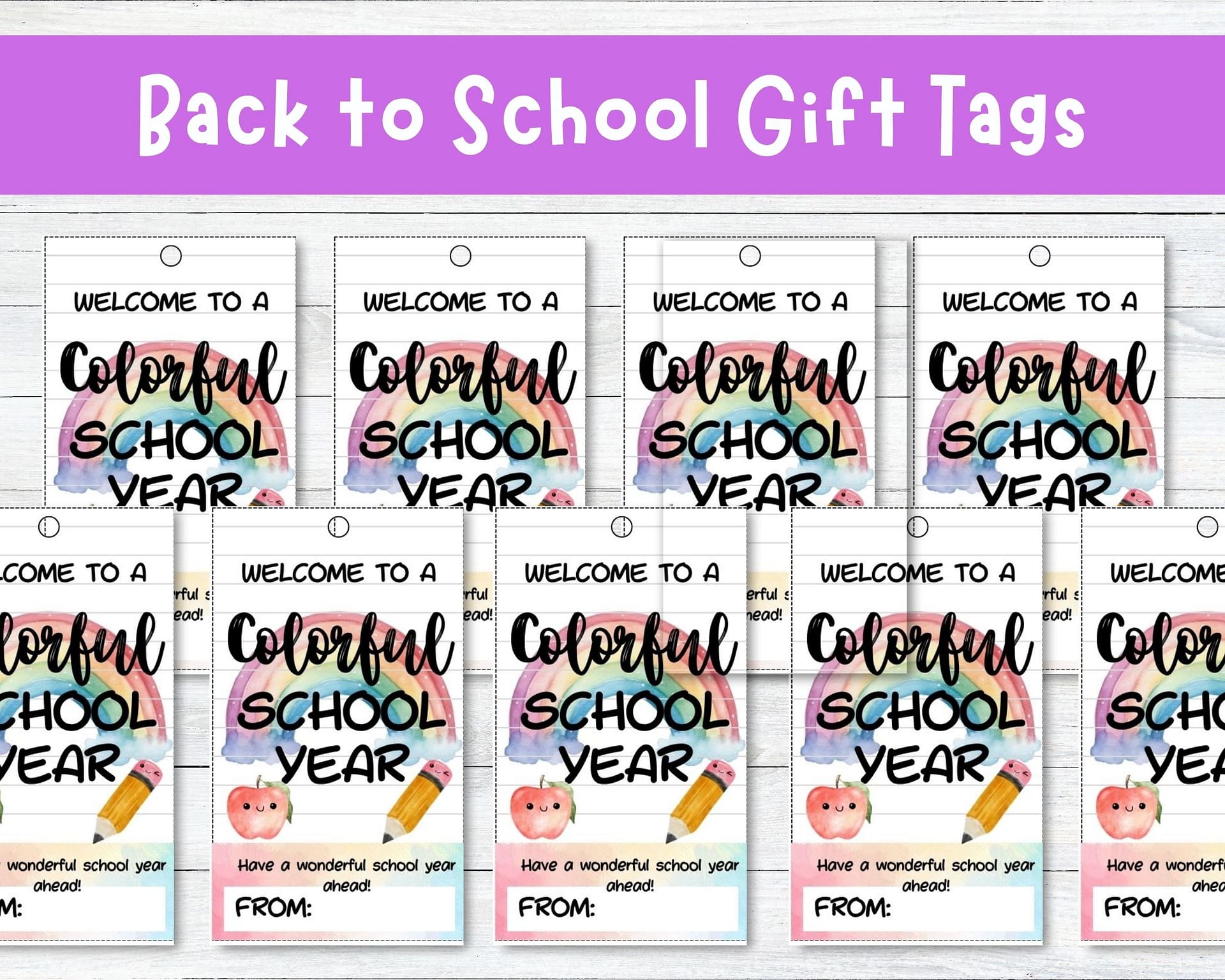 Cute Printable Gift Tags for Teachers to Surprise Their Students - Image 2